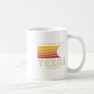 Mug Total Rétro Total Solaire Eclipse 2024 Texas Usa T