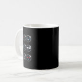 Mug Total Solaire Eclipse 04.08.2024 Silly Faces Fun B (Devant gauche)
