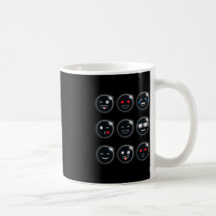 Mug Total Solaire Eclipse 04.08.2024 Silly Faces Fun B
