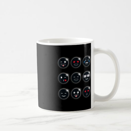 Mug Total Solaire Eclipse 04.08.2024 Silly Faces Fun B (Droite)