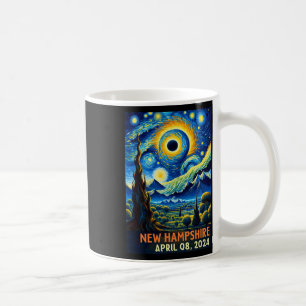 Mug Total Solaire Eclipse 2024 New Hampshire Starry Ni