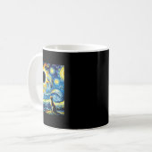 Mug Total Solaire Eclipse 2024 Van Gogh Starry Night C (Devant gauche)