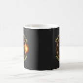 Mug Total Solaire Eclipse Avril 8 2024 USA, Custom Tex (Centre)