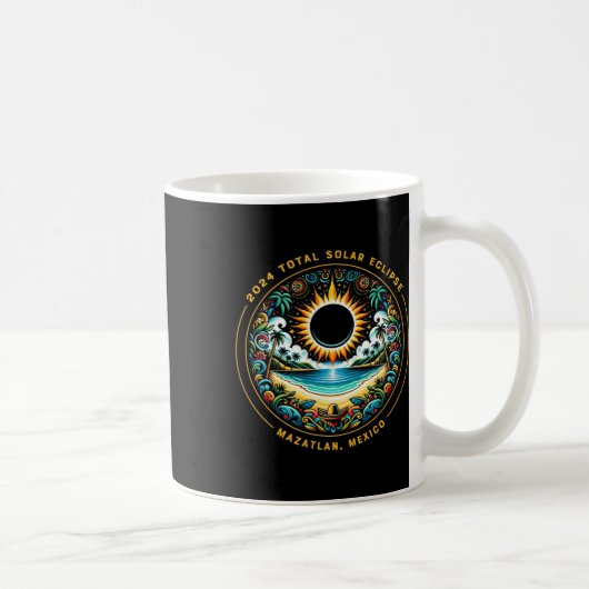 Mug Total Solaire Eclipse Mazatlan Mexique - Plage mex (Droite)
