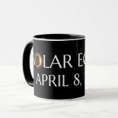 Mug Total Solaire Eclipse USA 8 avril 2024 (Devant gauche)