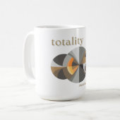 Mug Total Solar Eclipse 2025 drôle de design. Totalité (Devant gauche)