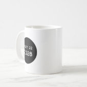 Mug Total Solar Eclipse 2028 New Zealand _1 (Devant gauche)