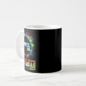 Mug Total total de l'éclipse solaire Arkansas 2024 col (Devant gauche)