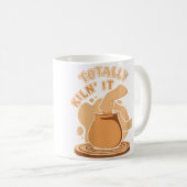 Mug Totalement Four Il Poterie Pro Roue Passionné Poti (Devant droit)