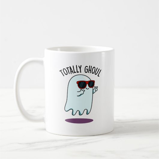 Mug Totalement Ghoul Amusant Cool Halloween jeu de rôl (Gauche)
