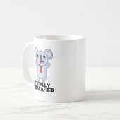 Mug Totalement Koala-dièse Funny Koala Bear Pun (Devant gauche)