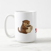 Mug Totalement Obsédé par le Café (Gauche)