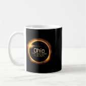 Mug Totalité Ohio Total Éclipse Solaire 8 avril 2024 (Gauche)