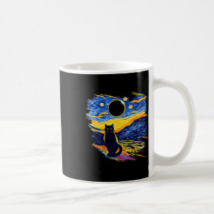 Mug Totalité Solaire Eclipse 2024 Starry Night Van Gog