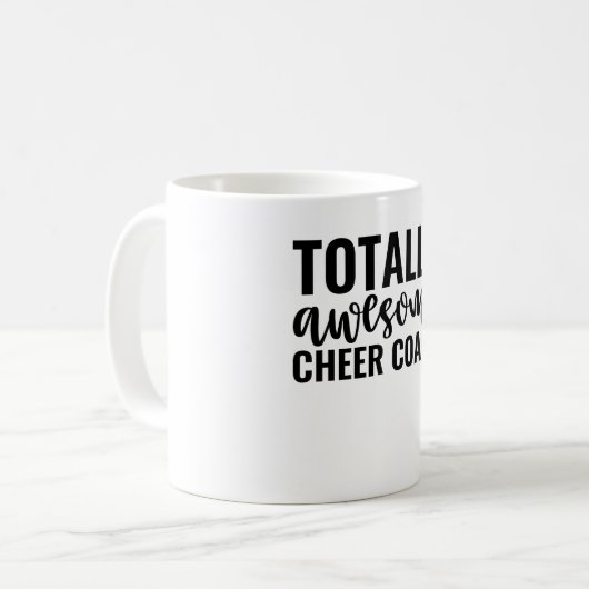 Mug Totally Awesome Cheer Coach (Devant gauche)