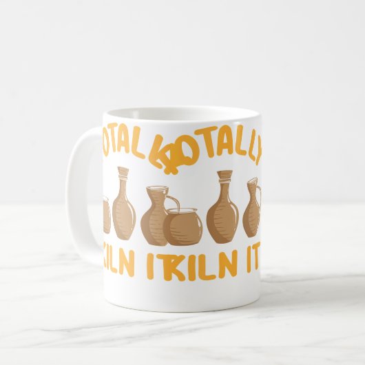Mug Totally Kiln It Funny Pottery (Devant gauche)