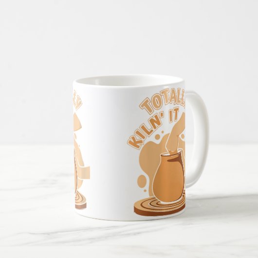 Mug Totally Kiln It Pottery Pro Wheel Hobby Lover Pott (Devant droit)