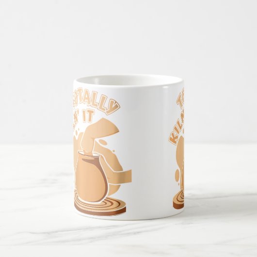 Mug Totally Kiln It Pottery Pro Wheel Hobby Lover Pott (Centre)