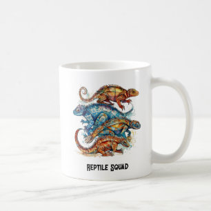 Mug Totem de Lizard Tribal Vibrant, personnalisé