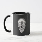 Mug Totenkopf, Schädel silber 3D-Optik - (Gauche)