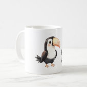 Mug Toucan noir (Devant gauche)