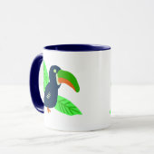 Mug Toucan Tropical Et Feuille (Devant gauche)