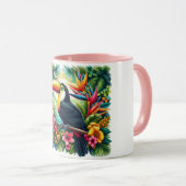 Mug Toucan tropical/jungle oiseau Brésil (Devant droit)
