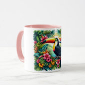 Mug Toucan tropical/jungle oiseau Brésil (Devant gauche)