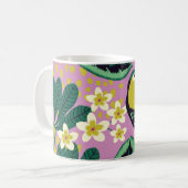 Mug Toucanes tropicales : Motif de fleurs (Devant gauche)