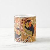Mug Toucans sur branches, motif tropical sans soudure. (Centre)