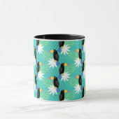 Mug Toucans sur Turquoise (Centre)