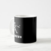 Mug Touchdown Baseball Humour Drôle Touchdown Baseball (Devant gauche)