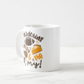 Mug Touchdowns Turquie & tarte | Oh, mon (Devant gauche)