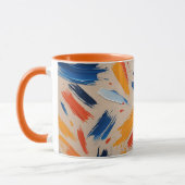 Mug Touche Abstraite de peinture vive (Gauche)