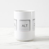 Mug Touche de clavier d'ordinateur CTRL ALT DEL de Sli (Centre)