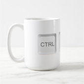 Mug Touche de clavier d'ordinateur CTRL ALT DEL de Sli (Gauche)