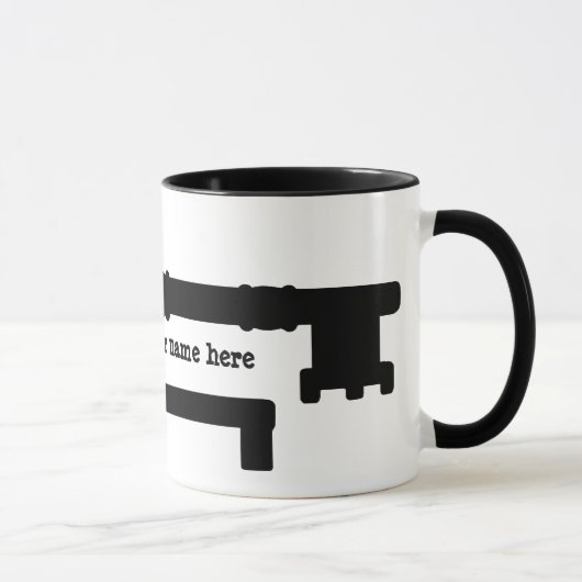 Mug Touches anciennes mignonnes (Droite)