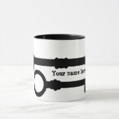 Mug Touches anciennes mignonnes (Centre)