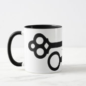 Mug Touches anciennes mignonnes (Gauche)