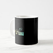 Mug Touches Clavier Anist Notes de Musique Ano (Devant gauche)