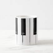 Mug Touches de clavier de piano (Centre)