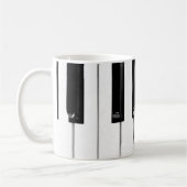 Mug Touches de clavier de piano (Gauche)