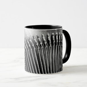 Mug Touches de machine à écrire vintages