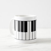 Mug Touches de piano (Devant gauche)