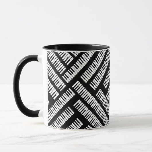 Mug Touches de piano (Gauche)