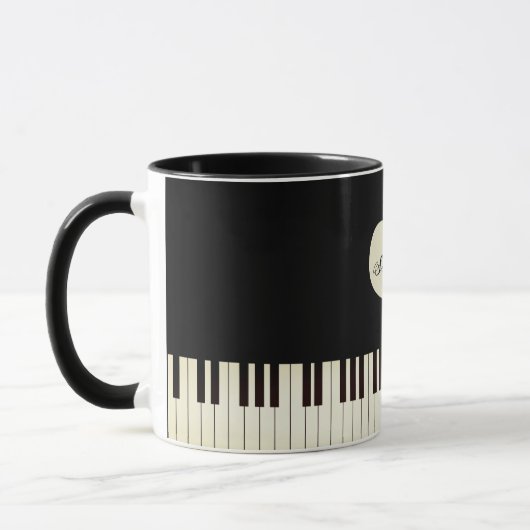 Mug Touches de piano (Gauche)