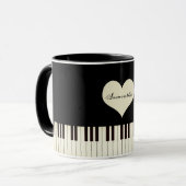 Mug Touches de piano (Devant gauche)
