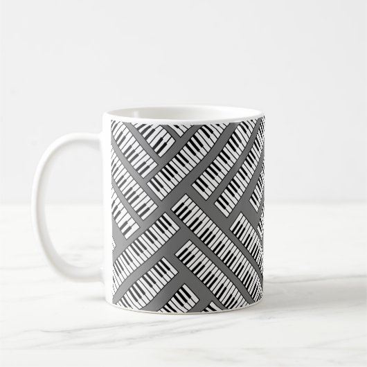 Mug Touches de piano (Gauche)
