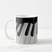 Mug Touches de piano déformées Deux tonalités (Gauche)