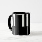 Mug Touches de piano inversées (Devant gauche)